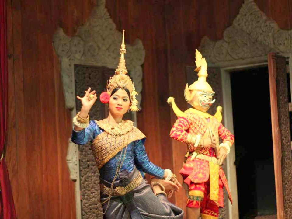 Vorführung des Apsara-Theaters