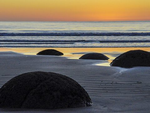 Die "Moeraki Boulders"