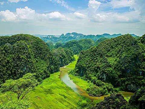 Landschaft um Ninh Binh