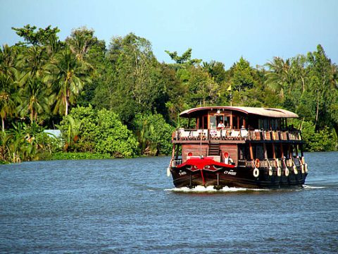 Flusskreuzfahrt auf dem Mekong